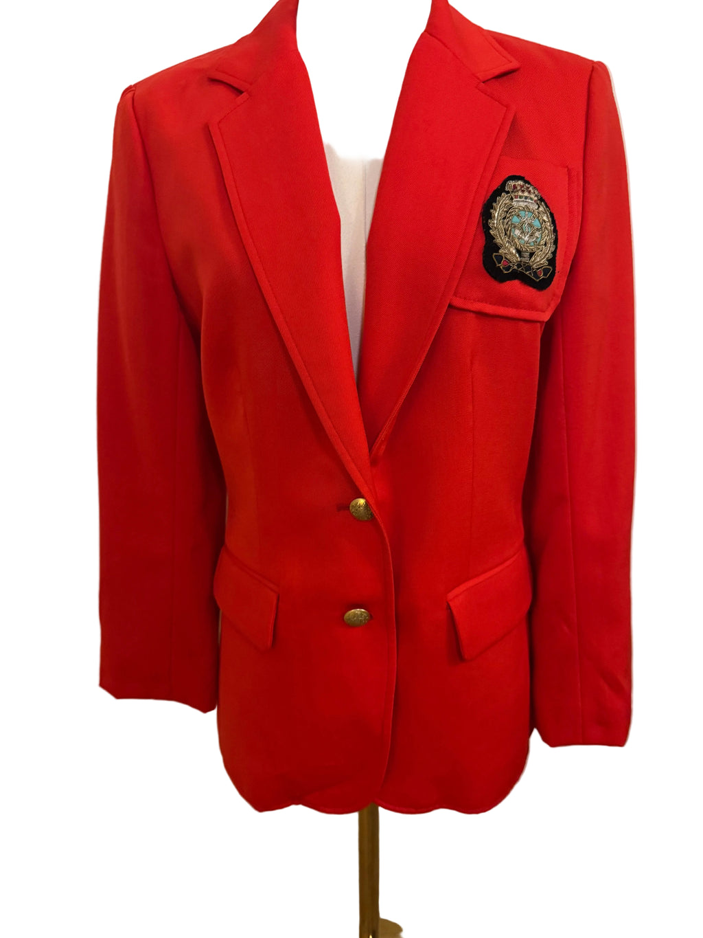 1980's Bloomingdales Vintage Crested Blazer